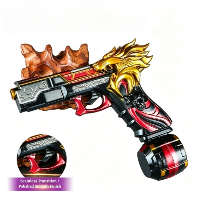Cosplay Prop Pistol - Modello Ornamentale in Lega, Prop Decorativo